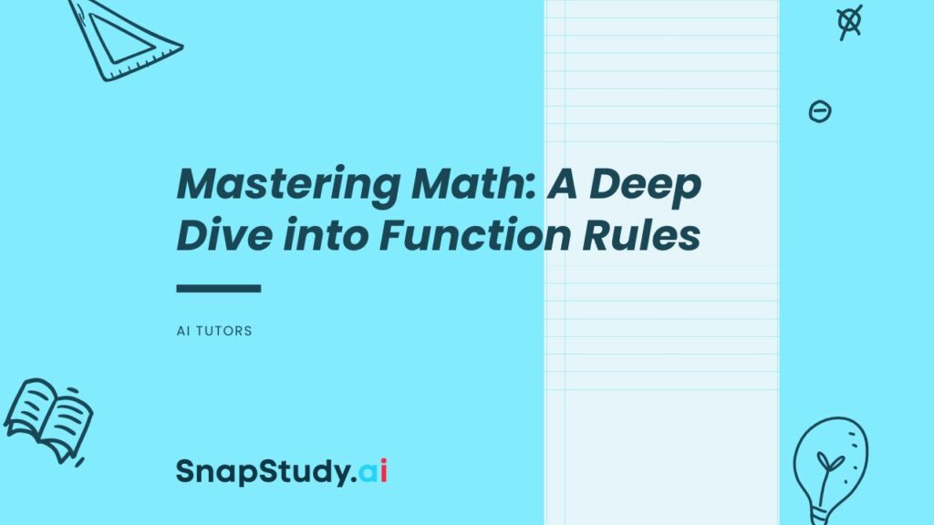 Mastering Math: A Deep Dive into Function Rules