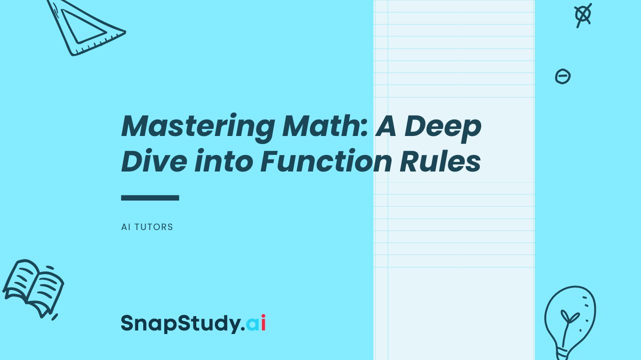 Mastering Math: A Deep Dive into Function Rules