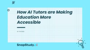 How AI Tutors are Making Education More Accessible